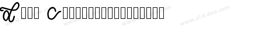 Dael Calligraphy字体转换